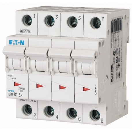 EATON - MOELLER PLSM-C0,25/4-MW PLSM-C0,25/4-MW 242594 EATON ELECTRIC Over current switch, 0, 25 A, 4 p, type C characteristic