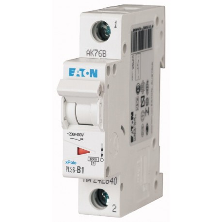 Eaton-moeller PLS6-C0,16-MW EATON ELECTRIC Over current switch, 0, 16 A, 1p, type C characteristic