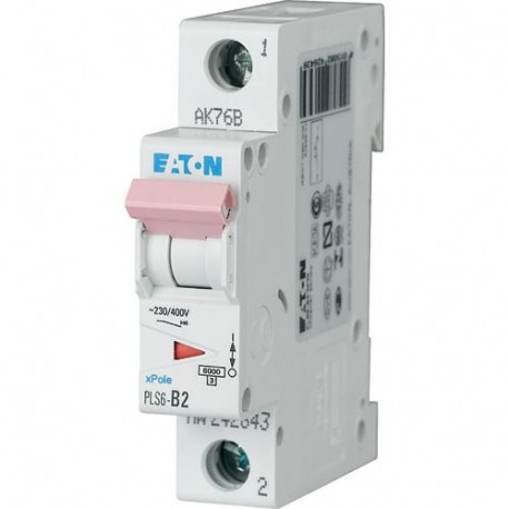 Eaton-moeller PLS6-C2-MW EATON ELECTRIC Over current switch, 2A, 1p, type C characteristic