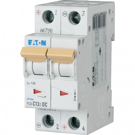 Eaton-moeller PLS6-C13/2-DC-MW Y7-243134 EATON ELECTRIC Over current switch, 13A, 2p, type C characteristic, DC