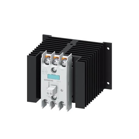 Siemens 3RF2450-3AB55 Solid-state contactor 3-phase 3RF2 AC 51 / 50 A / 40 °C 48-600 V / 230 V AC 2-phase co..