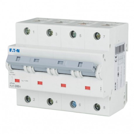 EATON - MOELLER PLHT-D80/4 PLHT-D80/4 248100 0001609561 EATON ELECTRIC Over current switch, 80A, 4p, D-Char, AC