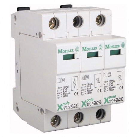 EATON - MOELLER SPC-S-20/460/1 SPC-S-20/460/1 248184 XTCE170G00T EATON ELECTRIC On switches, Contacts: 1, 20 A, front plate: 0 1, 45 °, mom..