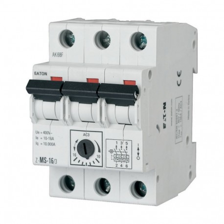 Eaton-moeller Z-MS-16/3 Y7-248412 EATON ELECTRIC Motor-Protective Circuit-Breakers, 10-16 A, 3 p