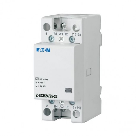 Eaton-moeller Z-SCH24/25-22 Y7-248850 EATON ELECTRIC Installation contactor, 24VAC/50Hz, 2N/O+2N/C, 25A, 2HP