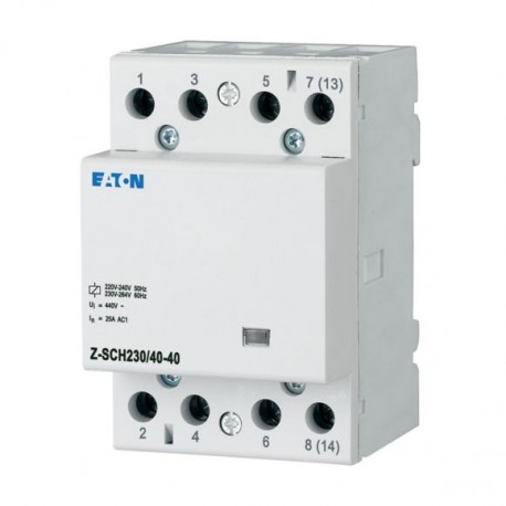 Eaton-moeller Z-SCH230/40-40 Y7-248852 EATON ELECTRIC Installation contactor, 230VAC/50Hz, 4N/O, 40A, 3HP
