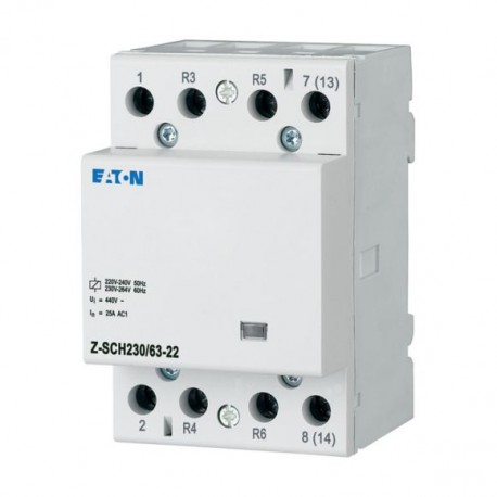 Eaton-moeller Z-SCH230/63-22 Y7-248857 EATON ELECTRIC Installation contactor, 230VAC/50Hz, 2N/O+2N/C, 63A, 3HP