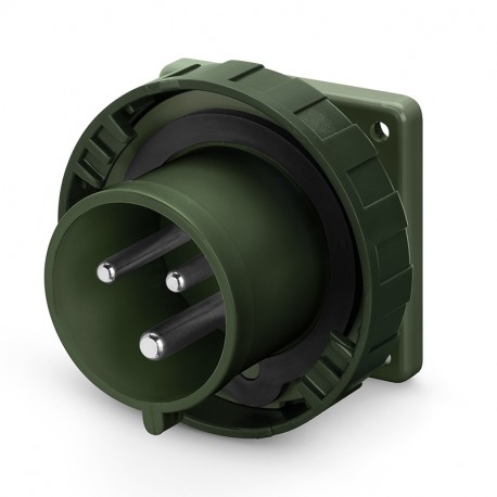 Scame 248.3297.MIL FLUSH MOUNTING APPLIANCE INLET 32A