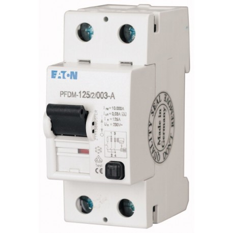 Eaton-moeller PFDM-125/2/03 EATON ELECTRIC Residual current circuit breaker (RCCB), 125A, 2p, 300mA, type AC