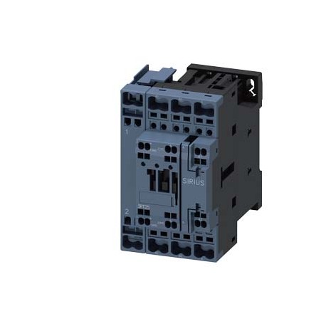 Siemens 3RT2526-2BM40 Power contactor, AC-3 25 A, 11 kW / 400 V 2 NO + 2 NC 220 V DC 4-pole size S0 Spring-t..