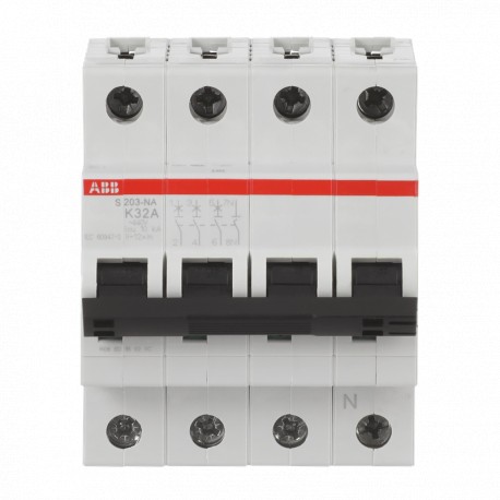 ABB 2CDS253103R0021 2CDS253103R0021 ABB Miniature Circuit Breaker S200 4P D 2 A