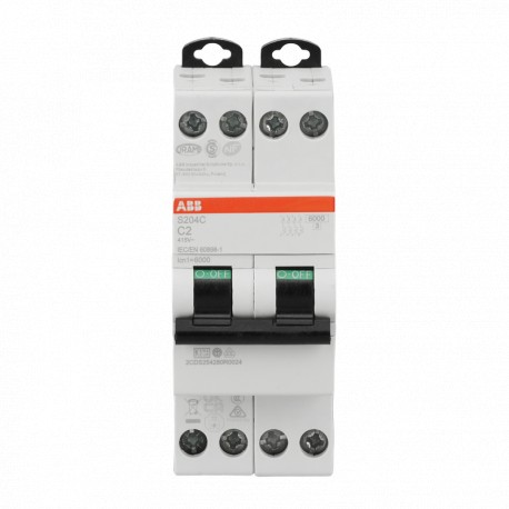 Abb 2CDS254280R0024 Int.aut. S204C-C2 4 2A C 6 kA