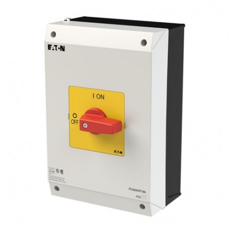EATON - MOELLER P3-63/I4-RT-NA P3-63/I4-RT-NA 255899 Y7-255899 EATON ELECTRIC On-Off switch, P3, 63 A, surface mounting, 3 pole, Emergency ..