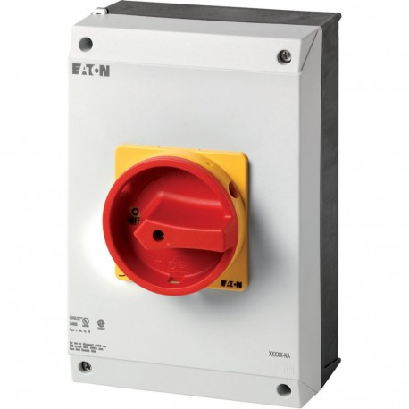 Eaton-moeller P3-100/I5/SVB-NA Y7-255903 EATON ELECTRIC Main switch, P3, 100 A, surface mounting, 3 pole, Emergency..