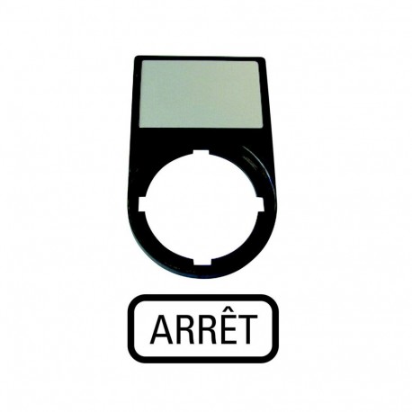 EATON - MOELLER M22S-ST-F0 M22S-ST-F0 256791 Y7-256791 EATON ELECTRIC Carrier, +label, ARRET