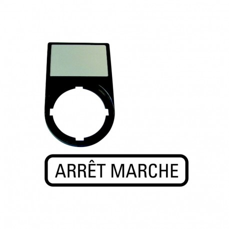 Eaton-moeller M22S-ST-F10 Y7-256794 EATON ELECTRIC Carrier, +label, ARRET MARCHE