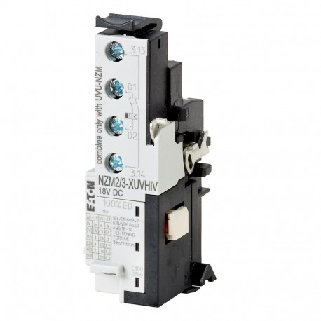 Eaton-moeller NZM2/3-XUVHIV Y7-259684 EATON ELECTRIC Undervoltage release, +2early N/O, for delay unit