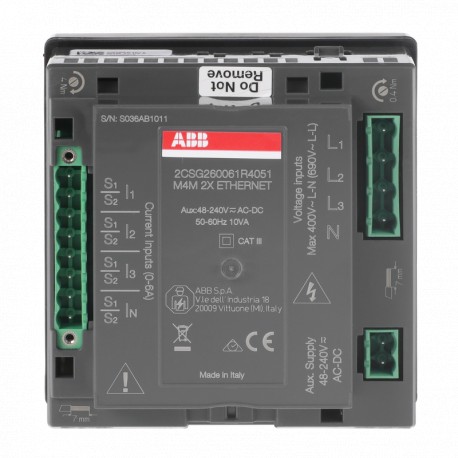 ABB 2CSG260061R4051 2CSG260061R4051 ABB Anal. network. M4M 2X ETHERNET