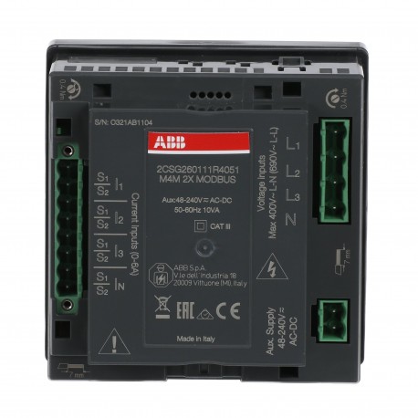 ABB 2CSG260111R4051 2CSG260111R4051 ABB Anal. network. M4M 2X MODBUS