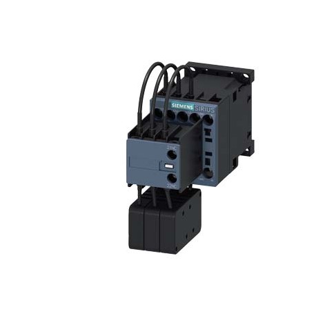 SIEMENS 3RT2617-1BB45 3RT2617-1BB45 SIEMENS Capacitor contactor, AC-6b 12.5 kVAr, / 400 V 2 NC, 24 V DC 3-pole, Size S00 screw ter..