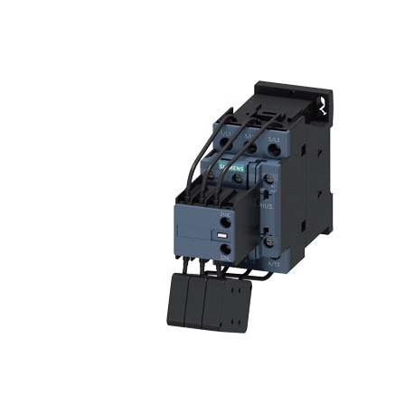 Siemens 3RT2626-1AK65 Capacitor contactor, AC-6b 20 kVAr, / 400 V 1 NO + 2 NC, 110 V AC, 50 Hz 120 V, 60 Hz ..