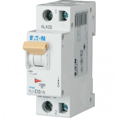 EATON - MOELLER PL7-C13/1N PL7-C13/1N 262748 EATON ELECTRIC Modular Switchgear Tertiary Xpole