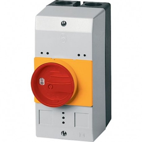 Eaton-moeller CI-PKZ0-GRVM Y7-263525 EATON ELECTRIC Insulated enclosure, IP55 x, rotary handle red yellow, for PKZ0
