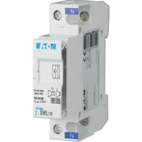 EATON - MOELLER Z-SHL/1N Z-SHL/1N 263884 Y7-263884 EATON ELECTRIC Fuse disconnectors, 1pole+N, 10 x 38