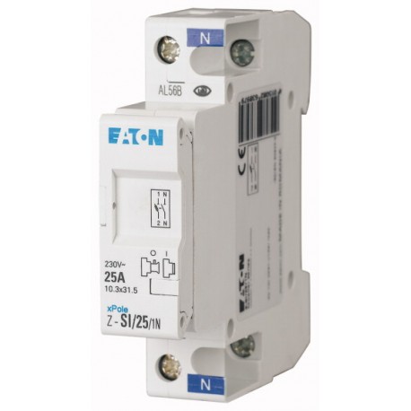 Eaton-moeller Z-SI/32/1N Y7-263898 EATON ELECTRIC Fuse disconnectors, 1pole+N, 32A, 10, 3 x 38