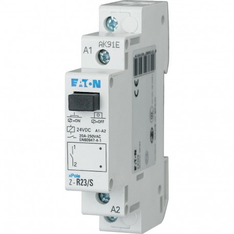 Eaton-moeller Z-R23/S EATON ELECTRIC Installation relay, 24 V DC, 1N/O, 20A, 1HP