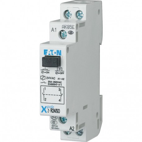 Eaton-moeller Z-R24/SO 4133964 EATON ELECTRIC Installation relay, 24VAC/50Hz, 1N/O+1N/C, 20A, 1HP