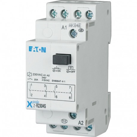 Eaton-moeller Z-R230/4S EATON ELECTRIC Installation relay, 230VAC/50Hz, 4N/O, 20A, 2HP