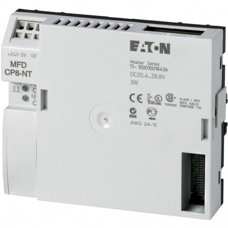 Eaton-moeller MFD-CP8-NT 0004519703 EATON ELECTRIC Central processing unit/power supply unit, 24 V DC, expandable, ..