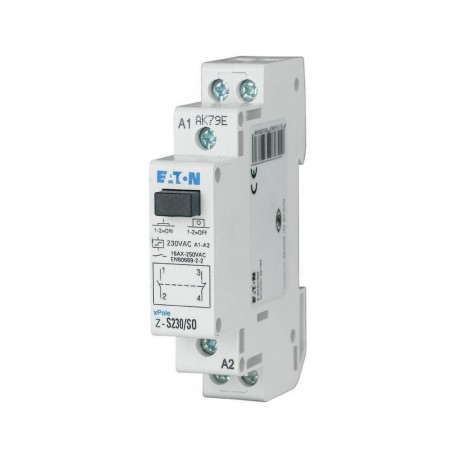 Eaton-moeller Z-S230/SO Y7-265283 EATON ELECTRIC Impulse relay, 230AC, 1NO+1NC, 16A, 50Hz, 1SU