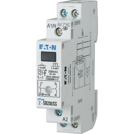 Eaton-moeller Z-SB24/SS Y7-265302 EATON ELECTRIC Impulse relay with LED, 24AC, 2 N/O, 32A, 50Hz, 1HP