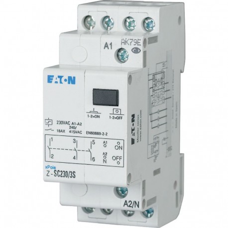 Eaton-moeller Z-SC230/3S Y7-265321 EATON ELECTRIC Impulse relay, central control, 230AC, 3NO, 16A, 50/60Hz, 2SU