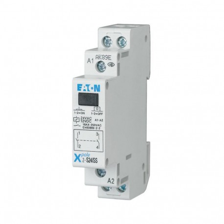 Eaton-moeller Z-S24/SS Y7-265537 EATON ELECTRIC Impulse relay, 24AC/12DC, 2NO, 16A, 50Hz, 1SU