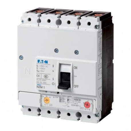 EATON - MOELLER NZMB1-4-A40 NZMB1-4-A40 265799 Y7-265799 EATON ELECTRIC Circuit-breaker, 4p, 40A