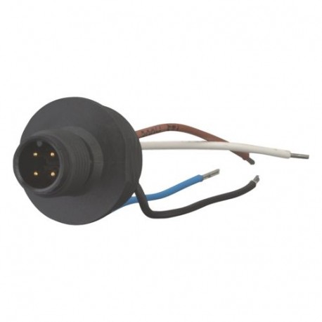 Eaton-moeller M12A Y7-266135 EATON ELECTRIC Panel plug M12, a coded, +leadthrough, M20, IP66 x, 250 V, 4A