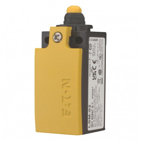 Eaton-moeller LSM-02 Y7-266142 EATON ELECTRIC Safety position switch, metal, 2 N/C, +rounded plunger