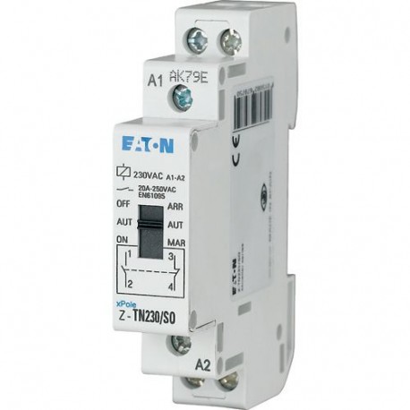 Eaton-moeller Z-TN230/1S1O Y7-267975 EATON ELECTRIC Pre-selection relay, 230VAC/50Hz, 1N/O+1N/C, 20A, 1HP