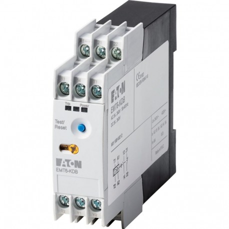 Eaton-moeller EMT6-KDB Y7-269471 EATON ELECTRIC Thermistor overload relay for machine protection, 1N/O+1N/C, 24-240..