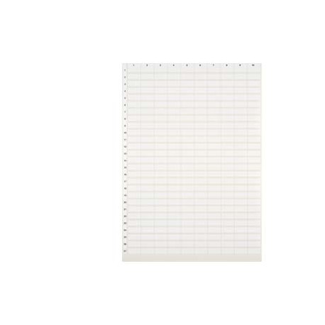 SIEMENS 8WH8210-0AA45 8WH8210-0AA45 SIEMENS Labeling plate, adhesive, horizontal und vertical, H: 19 mm, W: 8 mm, white
