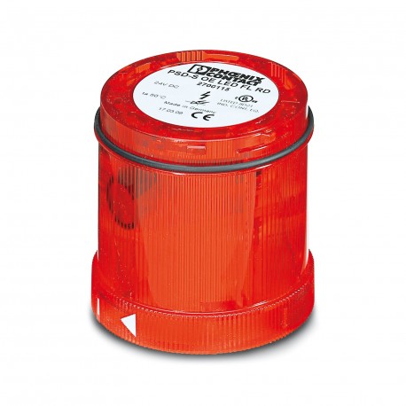 PHOENIX CONTACT PSD-S OE LED FL RD PSD-S OE LED FL RD 2700115 PHOENIX CONTACT LED flashing beacon element, 24 V DC, double flash, red