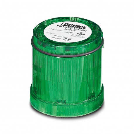 PHOENIX CONTACT PSD-S OE LED GN PSD-S OE LED GN 2700119 PHOENIX CONTACT LED permanent light element, 24 V AC/DC, green