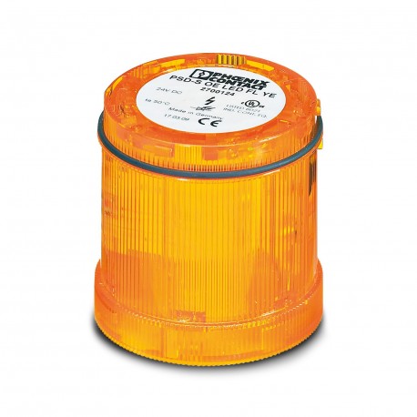 PHOENIX CONTACT PSD-S OE LED FL YE PSD-S OE LED FL YE 2700124 PHOENIX CONTACT LED flashing beacon element, 24 V DC, double flash, yellow