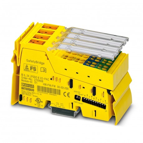 PHOENIX CONTACT IB IL 24 LPSDO 8 V2-PAC IB IL 24 LPSDO 8 V2-PAC 2700606 PHOENIX CONTACT Safety module