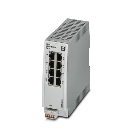 Phoenix contact FL NAT 2208 Managed NAT Switch 2000, 8 RJ45 ports 10/100 Mbps, degree of protection:..