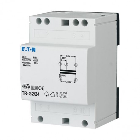 Eaton-moeller TR-G2/24 Y7-272484 EATON ELECTRIC Transformator 230V, 12/24V, 2/1A, 3HP