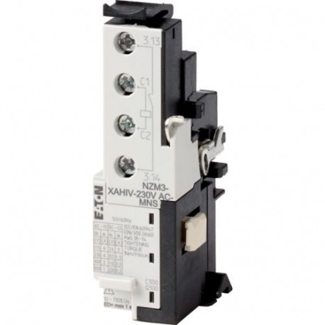 Eaton-moeller NZM3-XAHIV-230AC-MNS Y7-274141 EATON ELECTRIC Shunt release, 230VAC, +1early N/O, for mesh network, s..